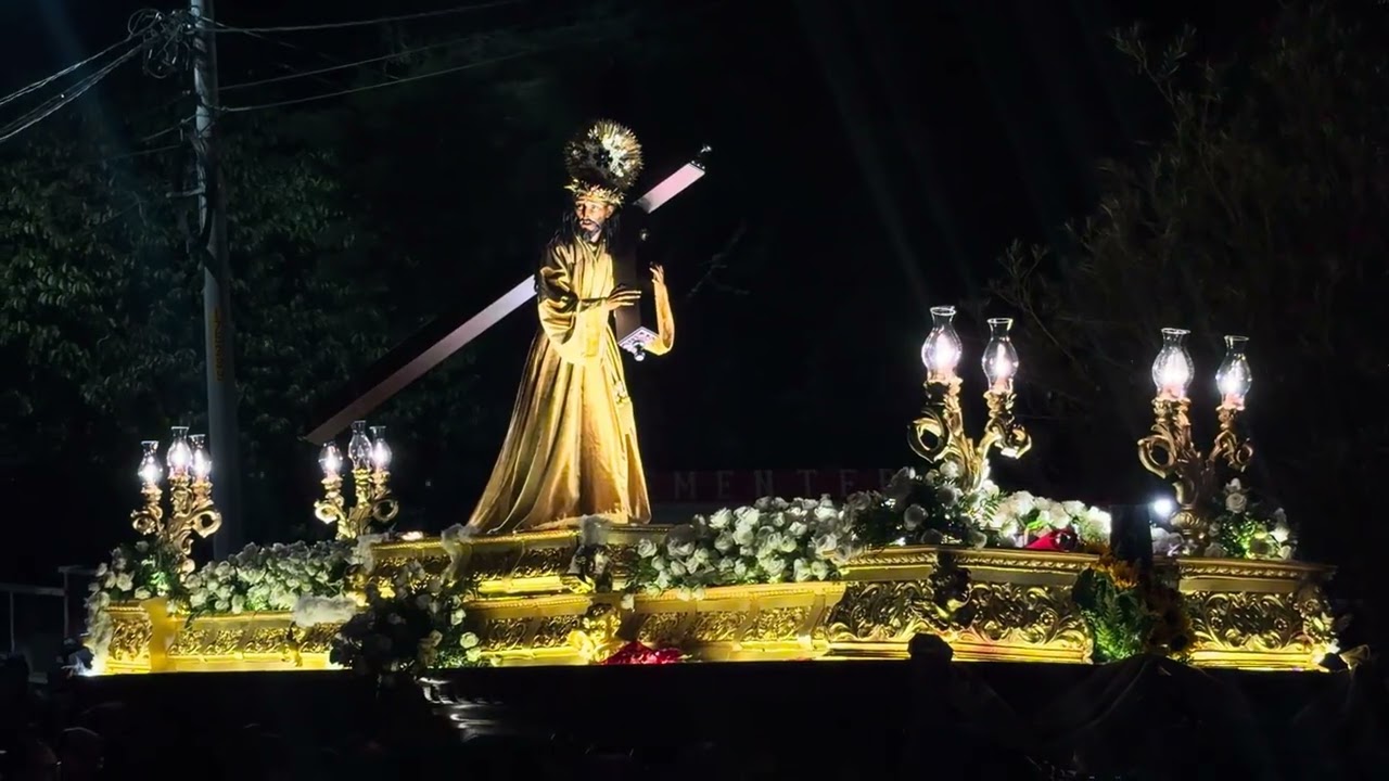 Jesús Nazareno Protector de Mixco, Sábado del Silencio 2026, Marcha Fúnebre “Resucitó. Aleluya”