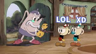 The Cuphead Show No Fighting Meme2