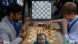 Amazing quiet moves by Arjun Erigaisi with 2 seconds left | Arjun vs Murzin | Commentary by Sagar