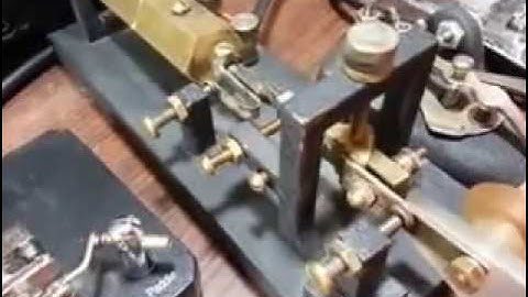 A few of my Morse code Keys in action.