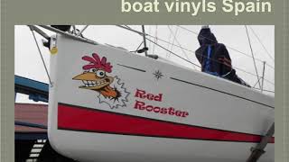 Boat name stickers online Spain