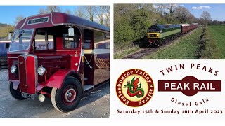 Twin Peaks Diesel Gala Part 2 - Ecclesbourne Valley Railway
