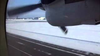 Twin Otter landing Goose Bay Labrador