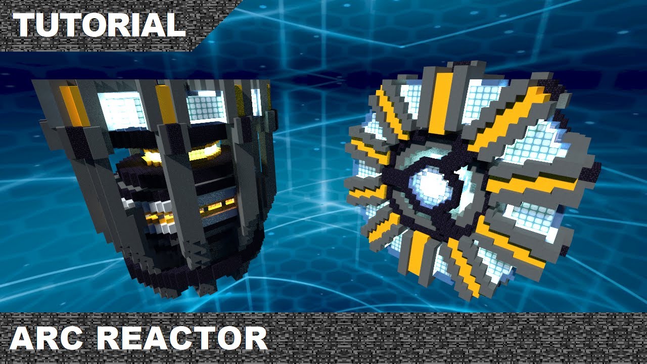 Minecraft Arc Reactor Tutorial Download Block By Block Timelapse Youtube