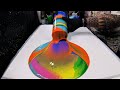 Giant Flip Cup Acrylic Pouring ! 1,5 Liters Acrylic Pour Painting Fluid Art ! Awesome you must see 🤩