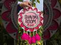 Custom Bhavya’s Room Lippon Art | Personalized Name Plate Wall Hanging | Unique Room Decor Idea