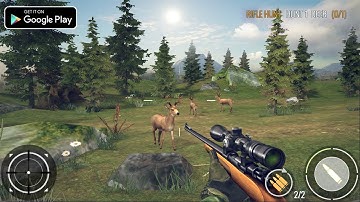 Deer Hunting 3D shooting game Android Gameplay || Android Deer Hunting Game 2022 With Good Graphics