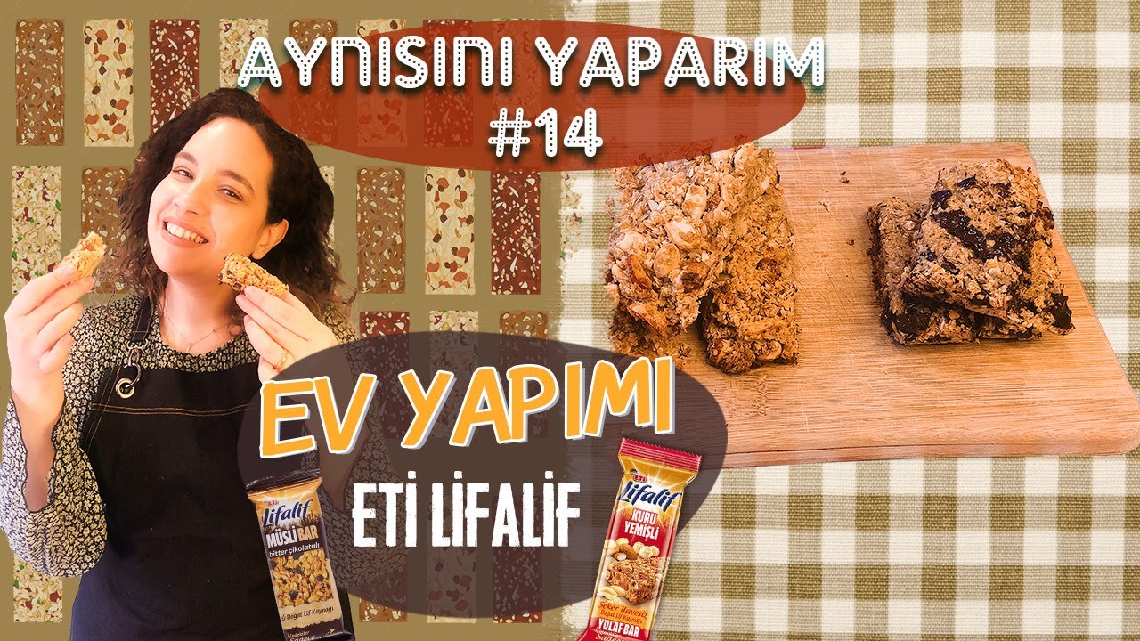 Aşırı Pratik ve Doyurucu Granola Bar | Evde Eti Lifalif Nasıl Yapılır? | Aynısını Yaparım #14