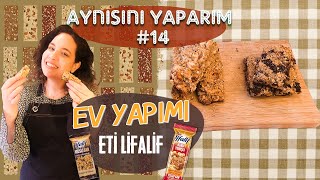 Aşırı Pratik ve Doyurucu Granola Bar | Evde Eti Lifalif Nasıl Yapılır? | Aynısını Yaparım #14