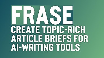 Use Frase to Produce Topic-Rich Article Briefs to Get the Most From GPT-3 AI Writers (ShortlyAI)