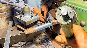 Easy Homemade Drilling Bar Tool On Lathe || Make Of Big Precize Lathe Toolout Of Broken Drill Bits.