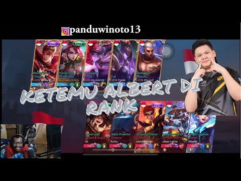LAGI PARTY SAMA EVOS MALAH KETEMU RRQ ALBERT!!!! - MOBILE LEGENDS