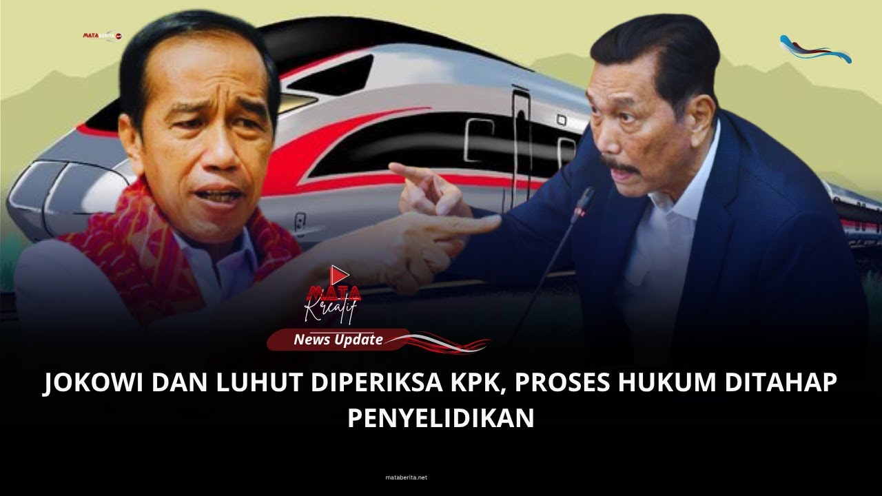Jokowi dan Luhut Berpotensi Jadi Tersangka Proyek Kereta Cepat