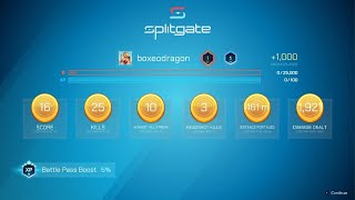 Splitgate 25 KILLS FIRST MATCH