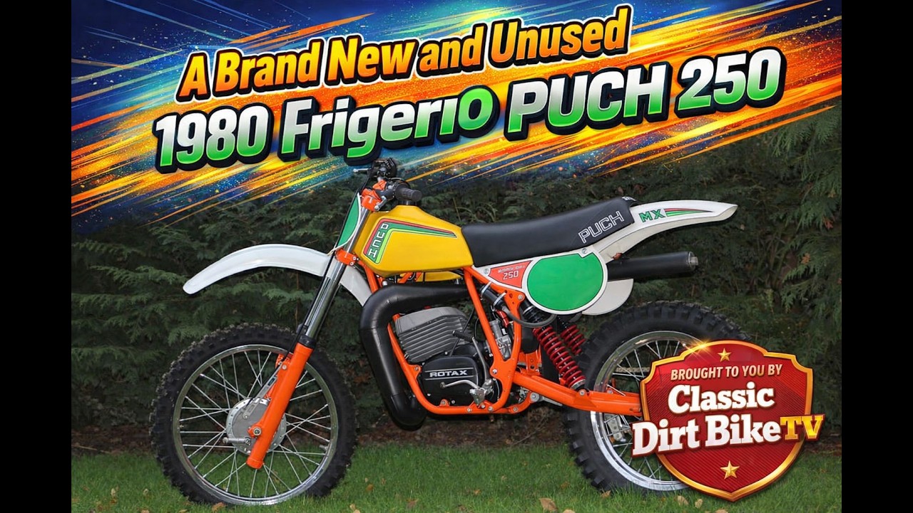 Terry Pickering's Brand New Unused 1980 Frigerio Puch 250 - YouTube
