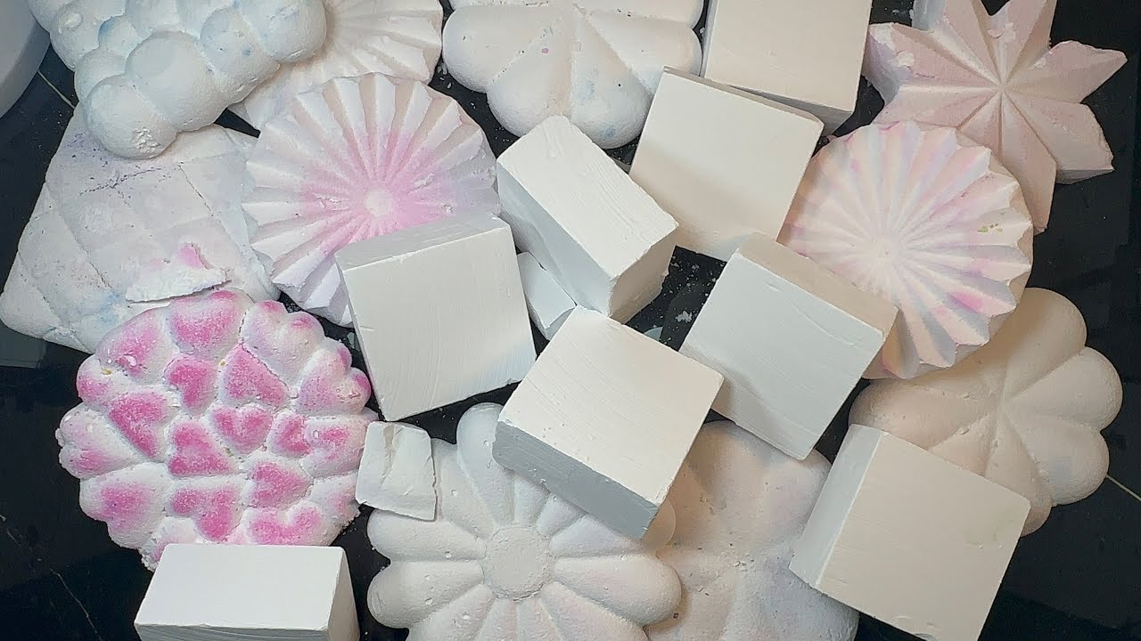 Super Crunchy Crispy White Gymchalk | Satisfying 