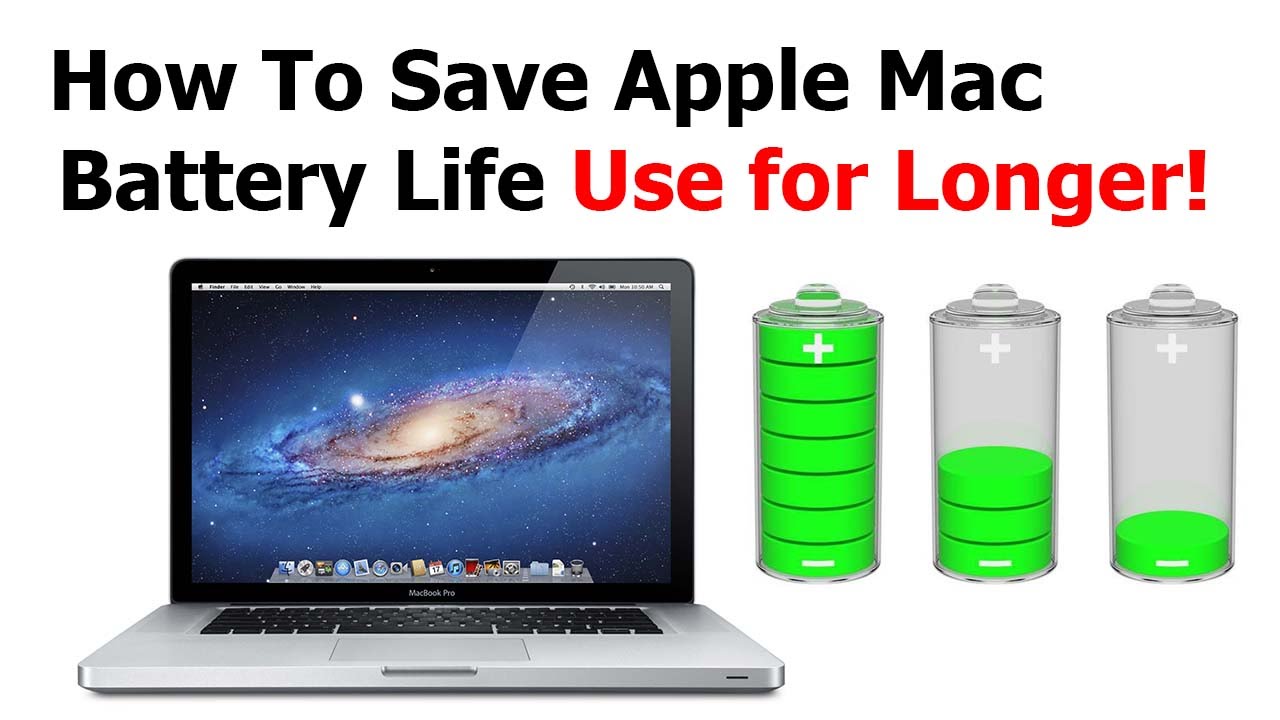 krybdyr ingeniørarbejde Sway How to Save Apple Mac Battery Life / Use for Longer - YouTube