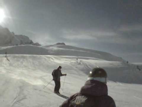 Skiing Ride with the Pros 2010 Teil 1 Warth-Schrcken