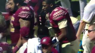 Trickett shoves Golson (for the TC)