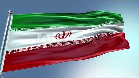 4k render Iran Flag video waving in wind Iran Flag Wave Loop waving in wind Iran Flag Iran Flag