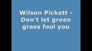 Video thumbnail of "Wilson Pickett - Don't let green grass fool you - with LYRICS"