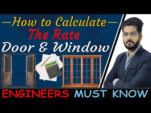 How to Calculate Doors and Windows in Building Construction || By CivilGuruji