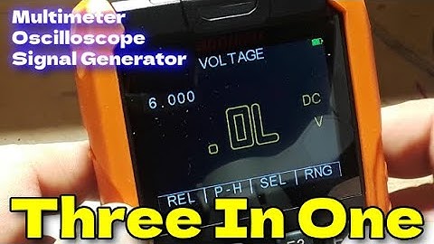 Gochifix 3 in 1 Handheld Oscilloscope, Multimeter, Waveform Generator 12MHz Bandwidth