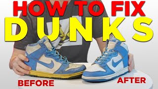How I Fixed $60 Beat Vintage Nike Dunks (2004 Nike Dunk Restoration)