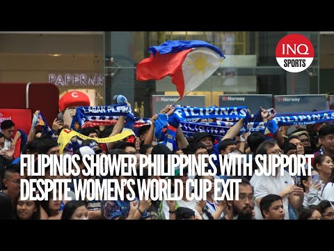 Filipinos shower Philippines with support despite Women’s World Cup exit