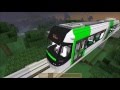 Minecraft Part17-08【Real Train Mod】綠線-原南村~南紅土高地(直達車)