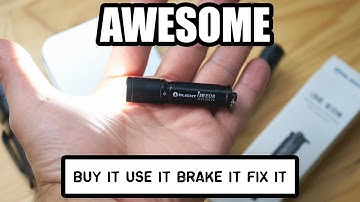 LED EDC Flashlight Test OLIGHT i3E EOS AAA vs SKL PL-1 LED Mini AAA vs Fenix LD20 2xAA