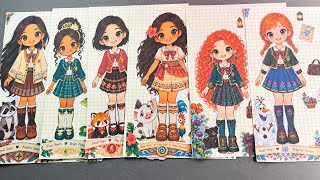 [ASMR] The Princess part 2 ✨Paper Doll Sticker✨DIY
