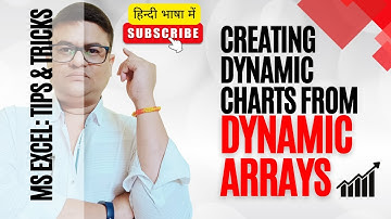 Creating Dynamic Charts from Dynamic Arrays in Excel - Step-by-Step Tutorial (IN HINDI)