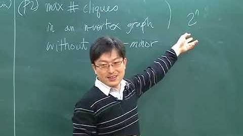 엄상일 (KAIST) / Maximum number of complete subgraphs in a certain graph / 2009-02-04