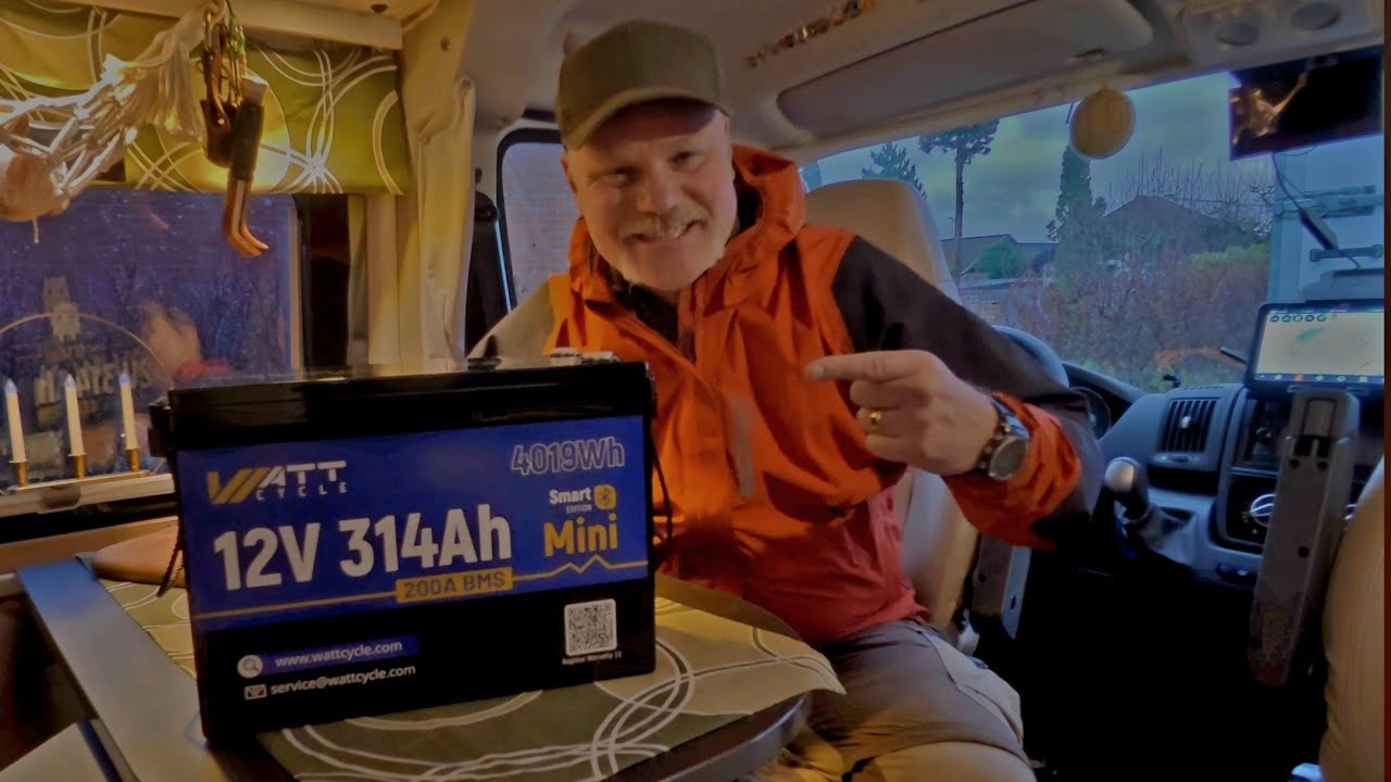 Невероятно компактный литий-полимерный аккумулятор WattCycle 314 Ач для установки в кемпер Adria ...