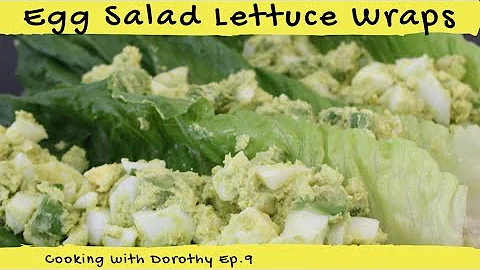 Egg Salad Lettuce Wraps (Dairy Free, GF)