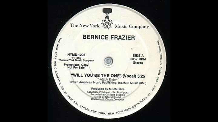 Bernice Frazier - Will you be the one