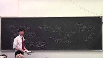 Math 139 Fourier Analysis Lecture 31: Fourier Analysis on Finite Abelian Groups