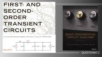 RL Circuit Transient Response Analysis, Problem 7.2|Basic Engineering Circuit Analysis by Irwin 11th