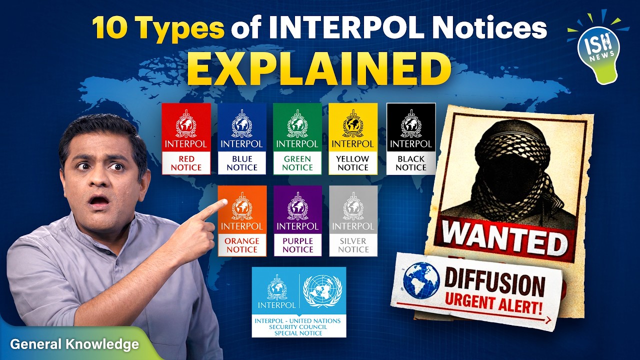 Explained: Different Types of Notices Issued by INTERPOL | ISH News ...