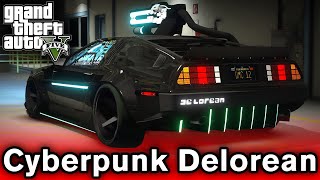GTA 5 Cyberpunk Car Delorean Mod - How to install Addon car mod in GTA 5 PC ? 2022