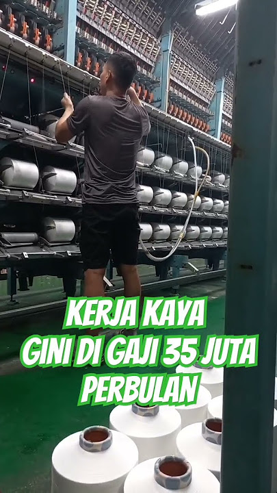 kerja mainan Gaji Sultan #korea #bahasa #info #ubt #kerja #berita