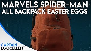 ALL Marvels Spider-Man PS4 Backpack Easter Eggs & References