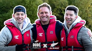 Dude Perfect tries rugby with the All Blacks 🤩 | Coby & Cory EXCLUSIVE