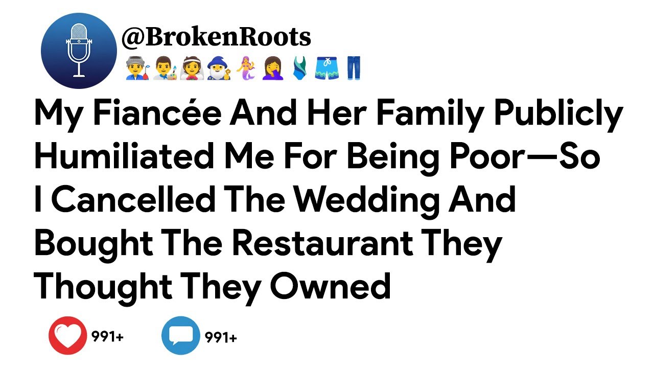 My Fiancée And Her Family Publicly Humiliated Me For Being Poor—So I Cancelled The Wedding ...