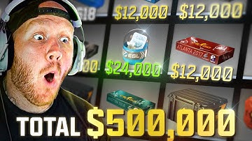 $500,000 CS2 WORLD RECORD CASE OPENING