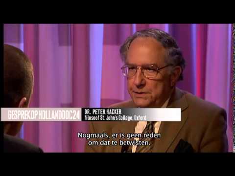 Peter Hacker on the Mind, Neuroscience, Free Will