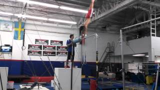 Barrett Weiss High Bar release moves and dismount
