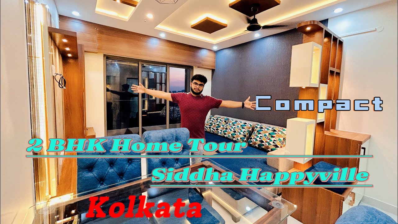 Simple & Modern | 2 BHK Home Tour ideas | Kolkata Interior Designer ...