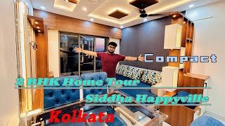 Simple & Modern | 2 BHK Home Tour ideas | Kolkata Interior Designer || ​⁠@Falakinterior